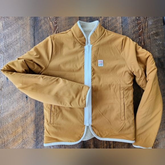 NWOT TOPO DESIGN REVERSIBLE 2 IN 1 SHERPA JACKET SIZE MEDIUM - Picture 4 of 6